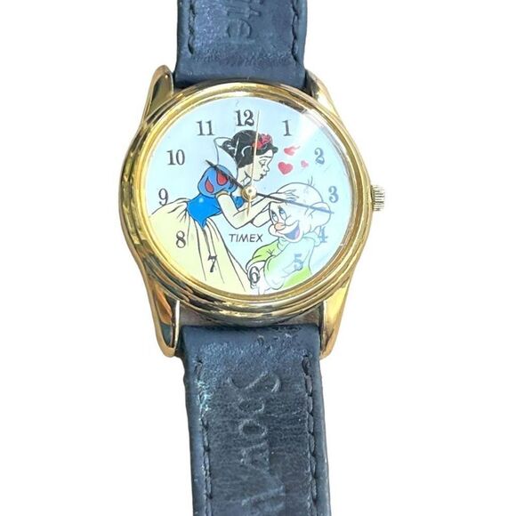 DISNEY SNOW WHITE & The 7 Dwarves Timex Water Resistant 28mm Watch - Picture 2 of 4